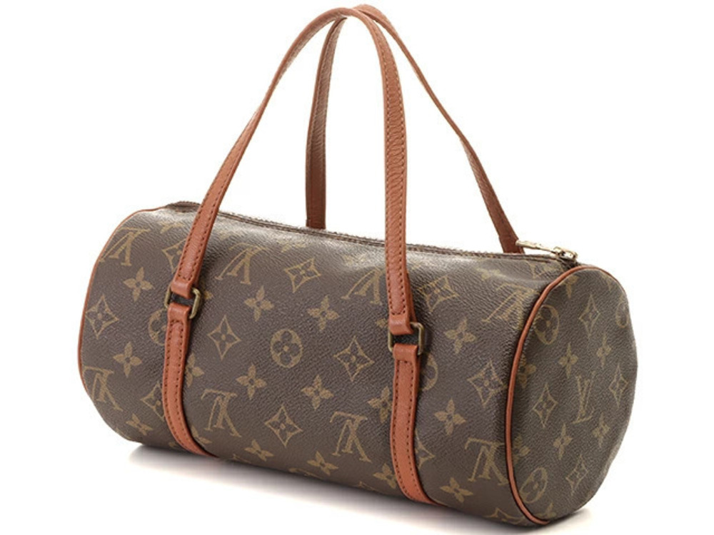 Louis Vuitton Monogram Papillon Handbag Brown